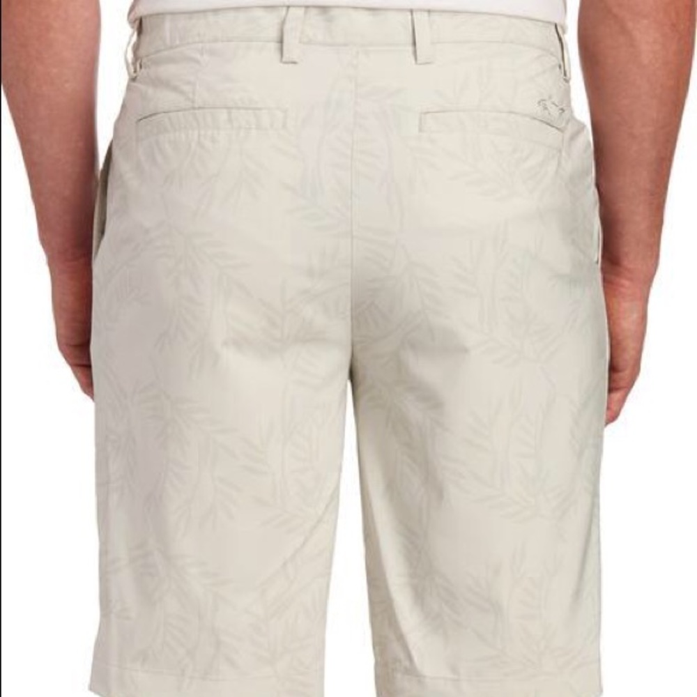 GREG NORMAN Palm Flat Front Golf Shorts 34 - Picture 2 of 6
